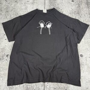 Vintage House Of Blues Brothers Shirt Mens XL Black On A Mission Graphic 90s